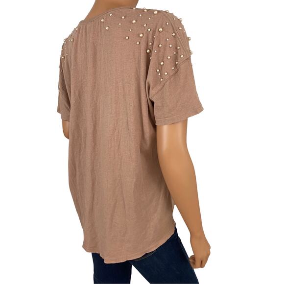 We The Free - Free People Dress It Up Tee - Pink - Picture 8 of 13